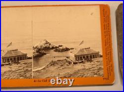 (10) Cliff House San Francisco California Stereoview Photos Seal Rocks