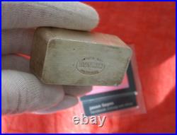 10 Oz Vintage Silverfarm Old Poured Silver Rare Art Bar San Francisco California