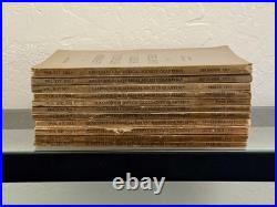 11 Book Lot California Historical Society Quarterly 1933-1935