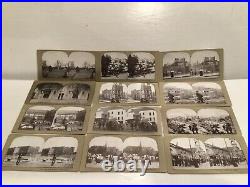 12 Griffith Stereoview Cards 1906 San Francisco California Earthquake