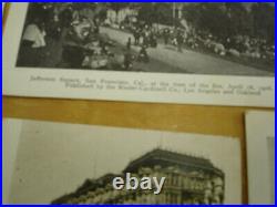 17 RPPC Postcards San Francisco 1906 After the Fire Earthquake Real Photo