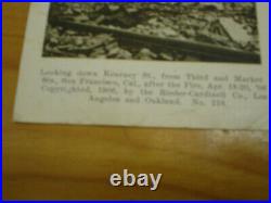17 RPPC Postcards San Francisco 1906 After the Fire Earthquake Real Photo