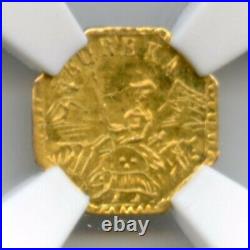 1853 Arms of California Gold Token Wreath #5 / NGC MS65 High Grade / R6 Flashy