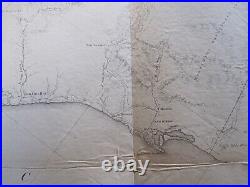 1853 orig LG Explorations & Surveys in California map San Francisco San Diego RR