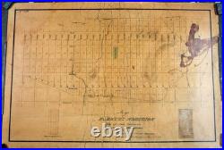 1854 City of San Francisco Map, Horner's Addition photographic print 26 x 18