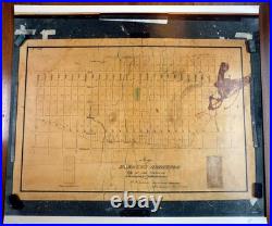 1854 City of San Francisco Map, Horner's Addition photographic print 26 x 18