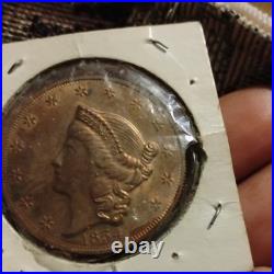 1854 San Francisco California Bronze Fantasy Twenty Dollar Coin COPY