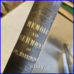 1854- Sermons of Rev. Joseph Harrington of San Francisco California. With memoir