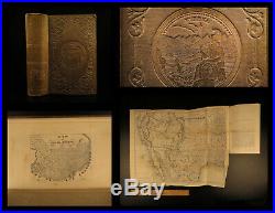 1855 1st ed San Francisco California Gold Rush Illustrated MAPS Soule Indians