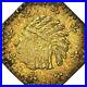 1857_Oct_Indian_California_Gold_Token_8_Stars_MS63_NGC_HR7_Beautifully_Toned_01_eume