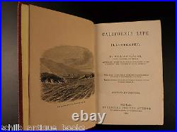 1858 1st ed California Life Illustrated Golden Gate Gold Mining San Francisco