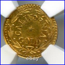1860 California Gold Token Wreath #4b / NGC MS64 Only 4 Certified HR7