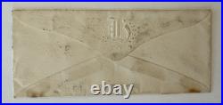 1860s San Francisco California Local Carrier Cork Killer Postal Cover Scott 63