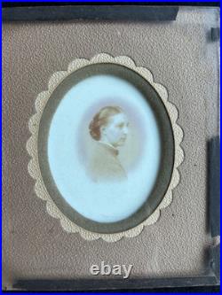 1866 Pair Opalotype Portraits San Francisco California Militia & National Guard