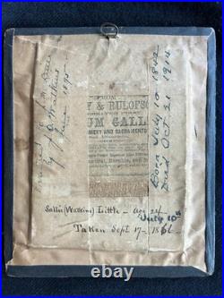 1866 Pair Opalotype Portraits San Francisco California Militia & National Guard