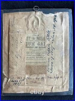 1866 Pair Opalotype Portraits San Francisco California Militia & National Guard