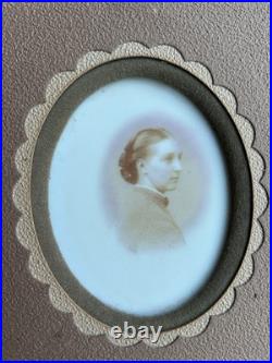 1866 Pair Opalotype Portraits San Francisco California Militia & National Guard