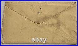1866 Santa Clara City California Cover Sent To San Francisco Huge Cancel