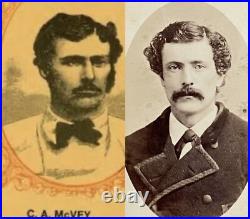 1869 Cincinnati Reds 1st MLB Pro Baseball Team Cal McVey San Francisco CA Cdv 1869 Cincinnati Reds 1st MLB Pro Baseball Team Cal McVey San Francisco CA Cdv