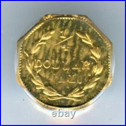 1870 Oct Lib G25C California Gold / BG-757 PCGS MS61 R6 OGH