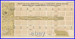 1872 Map of Golden Gate Park Panhandle, San Francisco, California, Britton & Rey