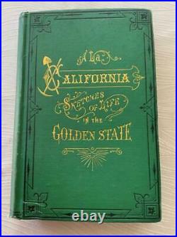 1874 Antique California Travel Guide San Francisco Bay Gold Rush Old West Napa