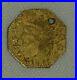 1874_Octagonal_Indian_25c_1_Quarter_Dollar_California_Fractional_Gold_Holed_01_st