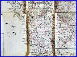 1878 California Nevada Map Warren Holt Charles Gibbes EXRARE ORIGINAL