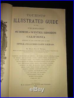 1883 Tourists' Illustrated Guide SUMMER AND WINTER RESORTS California YOSEMITE