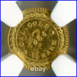 1884 Arms of California Gold Token / MS65DPL NGC FINEST KNOWN TOP POP