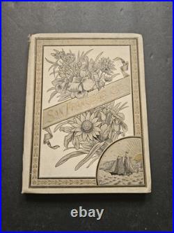 1888 San Francisco Ca Historical Souvenir Hard Book C. P. Heininger 30 Pages