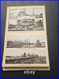 1888 San Francisco Ca Historical Souvenir Hard Book C. P. Heininger 30 Pages