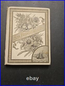 1888 San Francisco Ca Historical Souvenir Hard Book C. P. Heininger 30 Pages