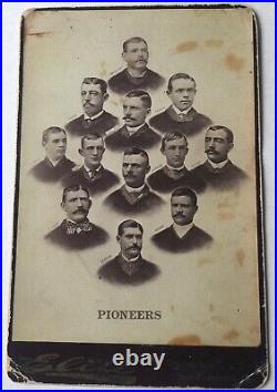 1888 San Francisco Pioneers California League Team Cabinet