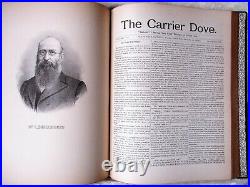 1889 CARRIER DOVE OCCULT SPIRITUALIST MYSTIC FEMINIST REFORM Weekly 52 ISSUES
