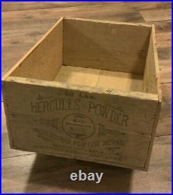 1890s California Powder Works Hercules Dynamite Crate San Francisco CA
