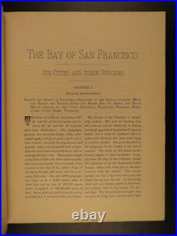 1892 1st ed Bay of San Francisco California Native American INDIANS Gold Rush