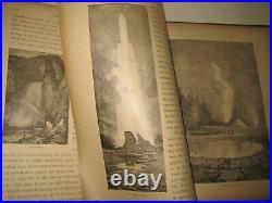 1892? Californiaantique Guide Bookyellowstonemt Shastagoldmissionla Sf Sd