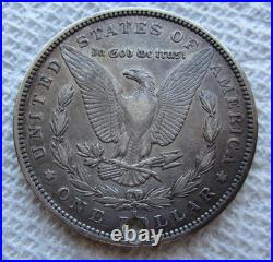 1892-S $1 Morgan Silver Dollar Rare Key Date San Francisco Mint XF Holed
