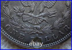 1892-S $1 Morgan Silver Dollar Rare Key Date San Francisco Mint XF Holed