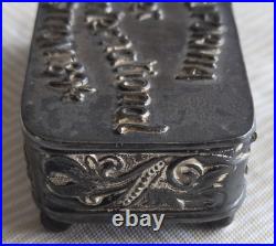 1894 California Mid-Winter Int'l Expo Metal Case with Lid San Francisco, CA