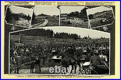 1894 San Francisco California Midwinter Fair (16) Panel Accordian Album Booklet