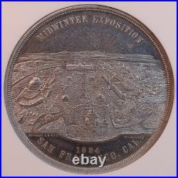 1894 San Francisco Facts, California Expo So-Called Dollar NGC MS61 PL! HK-255