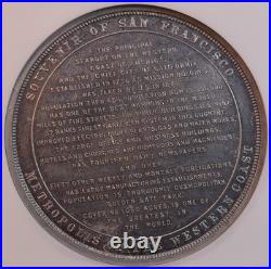 1894 San Francisco Facts, California Expo So-Called Dollar NGC MS61 PL! HK-255