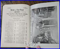 1897-98 Pacific Coast Jockey Club (Ingleside Racetrack) Souvenir Program Book