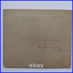 18th Infantry Camp Merritt, San Francisco, California Cabinet Card 1898