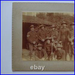 18th Infantry Camp Merritt, San Francisco, California Cabinet Card 1898