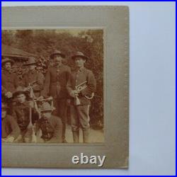 18th Infantry Camp Merritt, San Francisco, California Cabinet Card 1898
