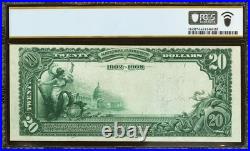 1902 $20 San Francisco CA Bank of California National Assoc. CH 9655 PCGS 63