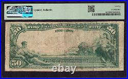 1902 $50 American National Bank Note Currency San Francisco California Pmg Vf 20